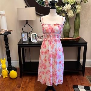 Floral midi Francesca’s dress